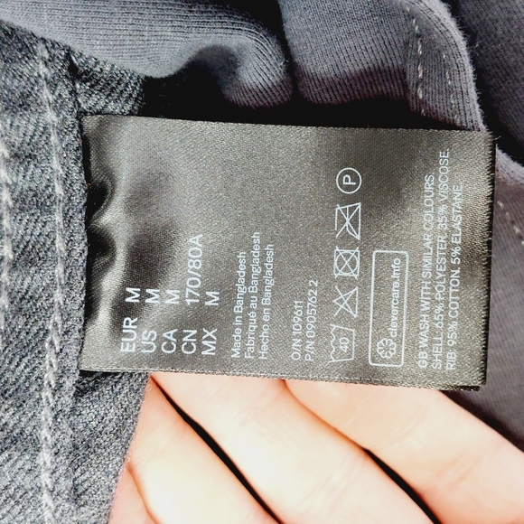 H&M Black Maternity Lounge with Drawstring Comfy Pants P6109 - Picture 7 of 9